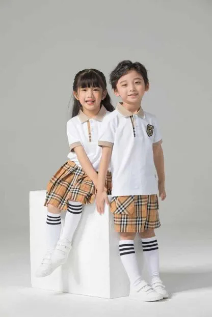 Summer uniform with tie