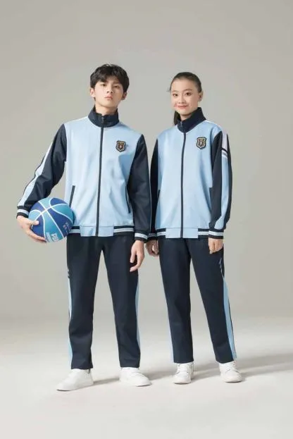 Track jacket set, sky blue