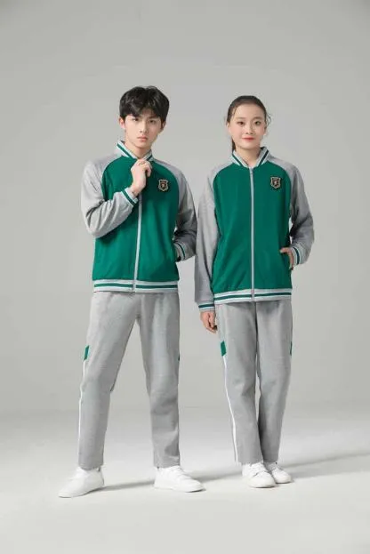 Track jacket set, green