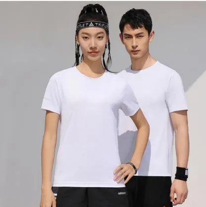 Crew-neck tee, white