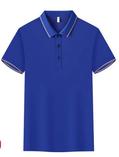 Tipped polo shirt, royal