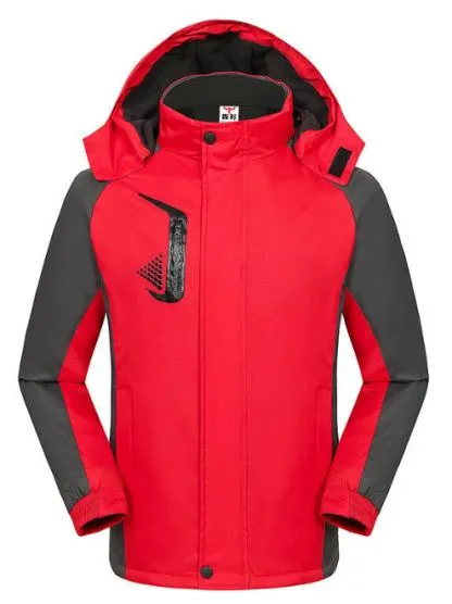 3-in-1 jacket, red / grey