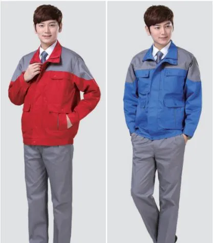 Color-block work jacket