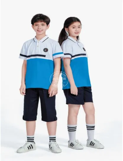 Sport polo set, blue