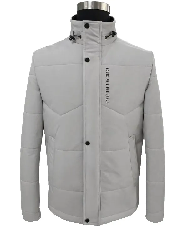 Padded jacket, light grey